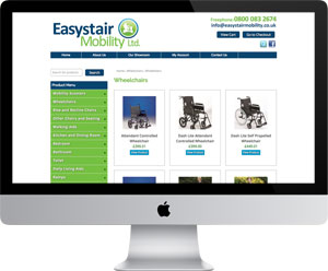 Easystair Mobility - an online shop selling mobility products